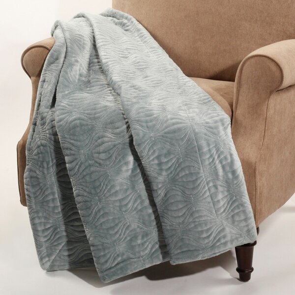 Boon Throw And Blanket Quilted Flannel Fleece Throw And Reviews Wayfair